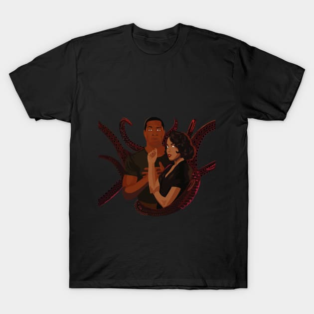 Lovecraft Couple T-Shirt by Bruno.Artist 